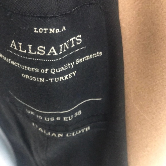 All Saints Camel coat - Picture 6 of 6